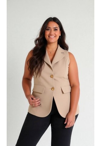 Chaleco Para Mujer. Beige Marca L&H Ref. 1G625002 L&H