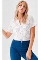 Camiseta Para Mujer Manga Corta Blanco Marca L&H Ref. 1F409541 de L&H