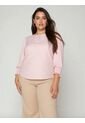 Blusa Para Mujer. Manga 3/4 Rosado Marca L&H de L&H