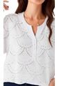 Camiseta Para Mujer Manga Corta Blanco Marca L&H Ref. 1F409541 de L&H