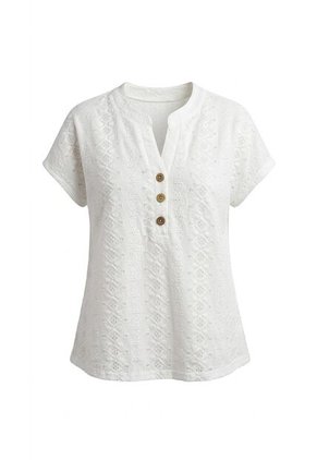 Camiseta Para Mujer Manga Corta Blanco Marca L&H Ref. 1F409541