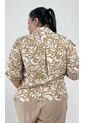 Blusa Para Mujer. Manga 3/4 Beige Marca L&H de L&H