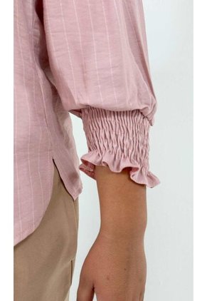 Blusa Para Mujer. Manga 3/4 Rosado Marca L&H