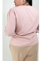 Blusa Para Mujer. Manga 3/4 Rosado Marca L&H de L&H