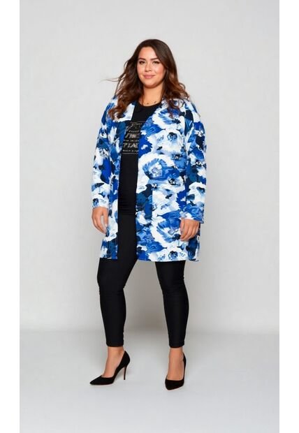 Chilango Para Mujer. Manga Larga Azul Marca L&H