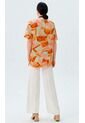 Camiseta Para Mujer Manga Corta Naranja Marca L&H Ref. 2J409116 de L&H