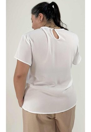 Blusa Para Mujer. Manga Corta Azul Marca L&H