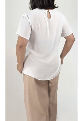 Blusa Para Mujer. Manga Corta Verde Marca L&H