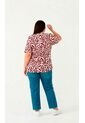 Blusa Para Mujer. Manga Corta Vino Marca L&H Ref. 5P612107 de L&H