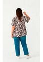 Blusa Para Mujer. Manga Corta Cafe Marca L&H Ref. 5P612107 de L&H