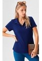 Camiseta Para Mujer Manga Corta Azul Marca L&H Ref. 4R409233 de L&H