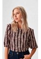Camiseta Para Mujer Manga 3/4 Cafe Marca L&H Ref. 1F409552 de L&H