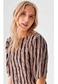 Camiseta Para Mujer Manga 3/4 Cafe Marca L&H Ref. 1F409552 de L&H