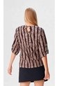 Camiseta Para Mujer Manga 3/4 Cafe Marca L&H Ref. 1F409552 de L&H