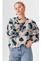 Blusa Para Mujer Manga Larga Azul Marca L&H Ref. 5P412289 de L&H