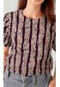 Camiseta Para Mujer Manga 3/4 Cafe Marca L&H Ref. 1F409552 de L&H