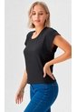 Camiseta Para Mujer Manga Corta Negro Marca L&H Ref. 1F409521 de L&H