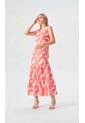 Vestido Para Mujer Manga Sisa Naranja Marca L&H Ref. 2J417066 de L&H