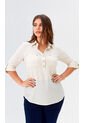 Blusa Para Mujer Manga 3/4 Taupe Marca L&H Ref. 1F412344 de L&H