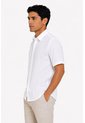 Guayabera Para Hombre Manga Corta Blanco Marca L&H Ref. 9R135078 de L&H