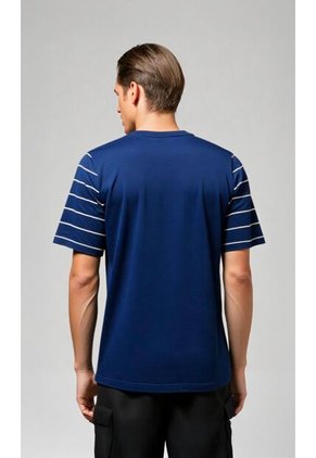 T-Shirt Para Hombre Manga Corta Azul Marca L&H Ref. 4K109128