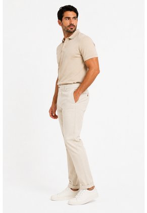 Pantalon Para Hombre Beige Marca L&H Ref. 9R107015