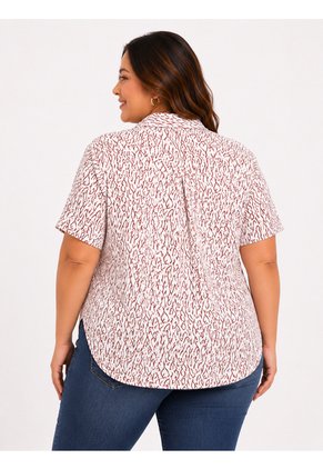 Blusa Para Mujer. Manga Corta Rosado Marca L&H Ref. 8E612035