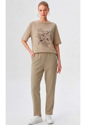 Sudadera Para Mujer Beige Marca L&H Ref. 4K405010