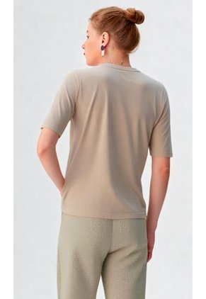 Sudadera Para Mujer Beige Marca L&H Ref. 4K405010
