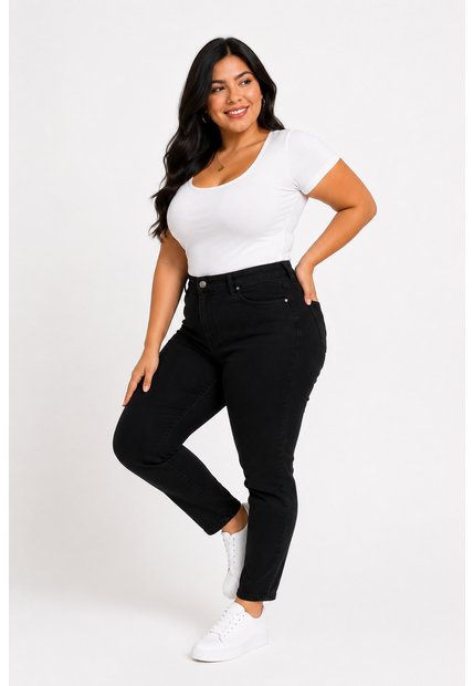 Jean Para Mujer.  Negro Marca L&H Ref. 8S607060