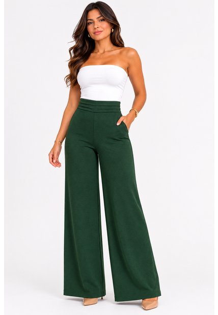 Pantalon Para Mujer  Verde Marca L&H Ref. 8E407007