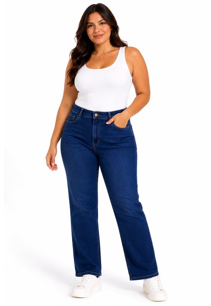 Jean Para Mujer.  Azul Marca L&H Ref. 8S607061