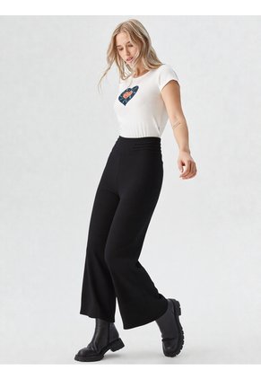 Pantalon Para Mujer  Negro Marca L&H Ref. 8E407007