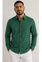 Camisa Para Hombre Manga Larga Verde Marca L&H Ref. 7Y101211 de L&H
