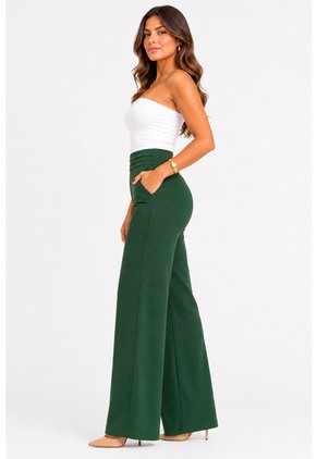 Pantalon Para Mujer  Verde Marca L&H Ref. 8E407007