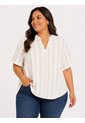 Blusa Para Mujer. Manga Corta Beige Marca L&H Ref. 7K612015 de L&H