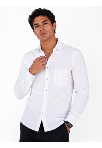 Camisa Para Hombre Manga Larga Blanco Marca L&H Ref. 7Y101232 L&H