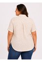 Blusa Para Mujer. Manga Corta Beige Marca L&H Ref. 8E612035 de L&H