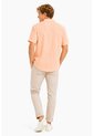 Camisa Para Hombre Manga Corta Naranja Marca L&H Ref. 7Y101241 de L&H