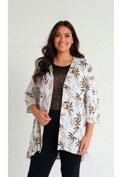 Chilango Para Mujer. Manga 3/4 Taupe Marca L&H Ref. 7D636026