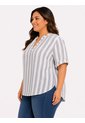 Blusa Para Mujer. Manga Corta Azul Marca L&H Ref. 7K612015 de L&H