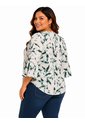 Blusa Para Mujer. Manga Corta Verde Marca L&H Ref. 7K612013 de L&H