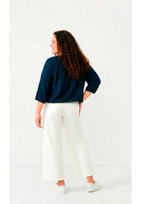 Pantalon Para Mujer. Blanco Marca L&H Ref. 1F607088
