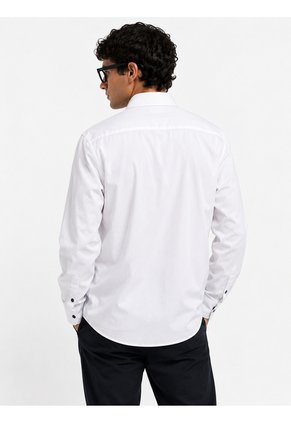 Camisa Para Hombre Manga Larga Blanco Marca L&H Ref. 7Y101211