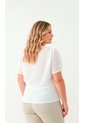 Blusa Para Mujer. Manga Corta Beige Marca L&H Ref. 1F612239 de L&H