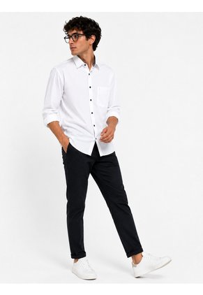 Camisa Para Hombre Manga Larga Blanco Marca L&H Ref. 7Y101211