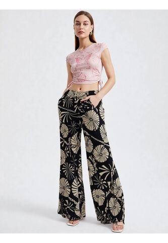 Pantalon Para Mujer Negro Marca L&H Ref. 1F407256 L&H