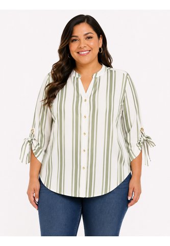 Blusa Para Mujer. Manga 3/4 Verde Marca L&H Ref. 5P612114 L&H