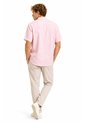 Camisa Para Hombre Manga Corta Rosado Marca L&H Ref. 7Y101241 de L&H