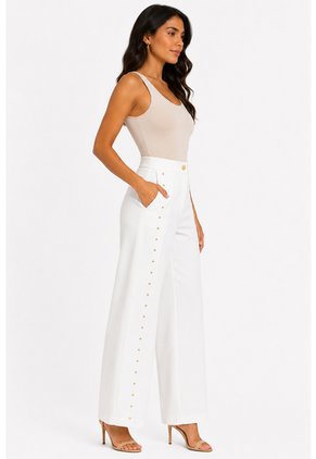 Pantalon Para Mujer  Blanco Marca L&H Ref. 7V407003
